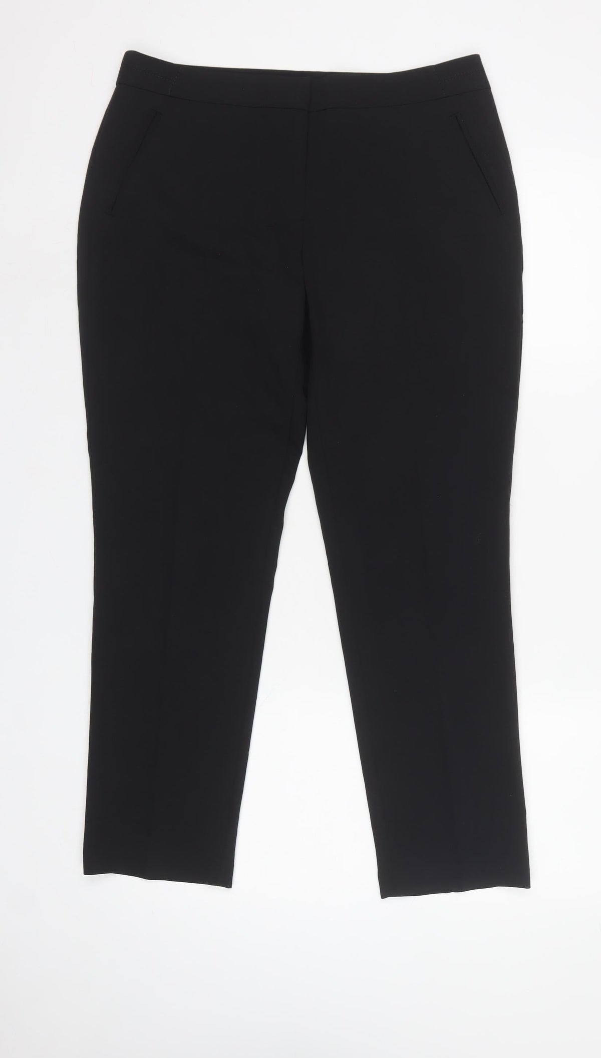 Dorothy Perkins Women’s Black UK 12 Tailored Straight Dress Trousers