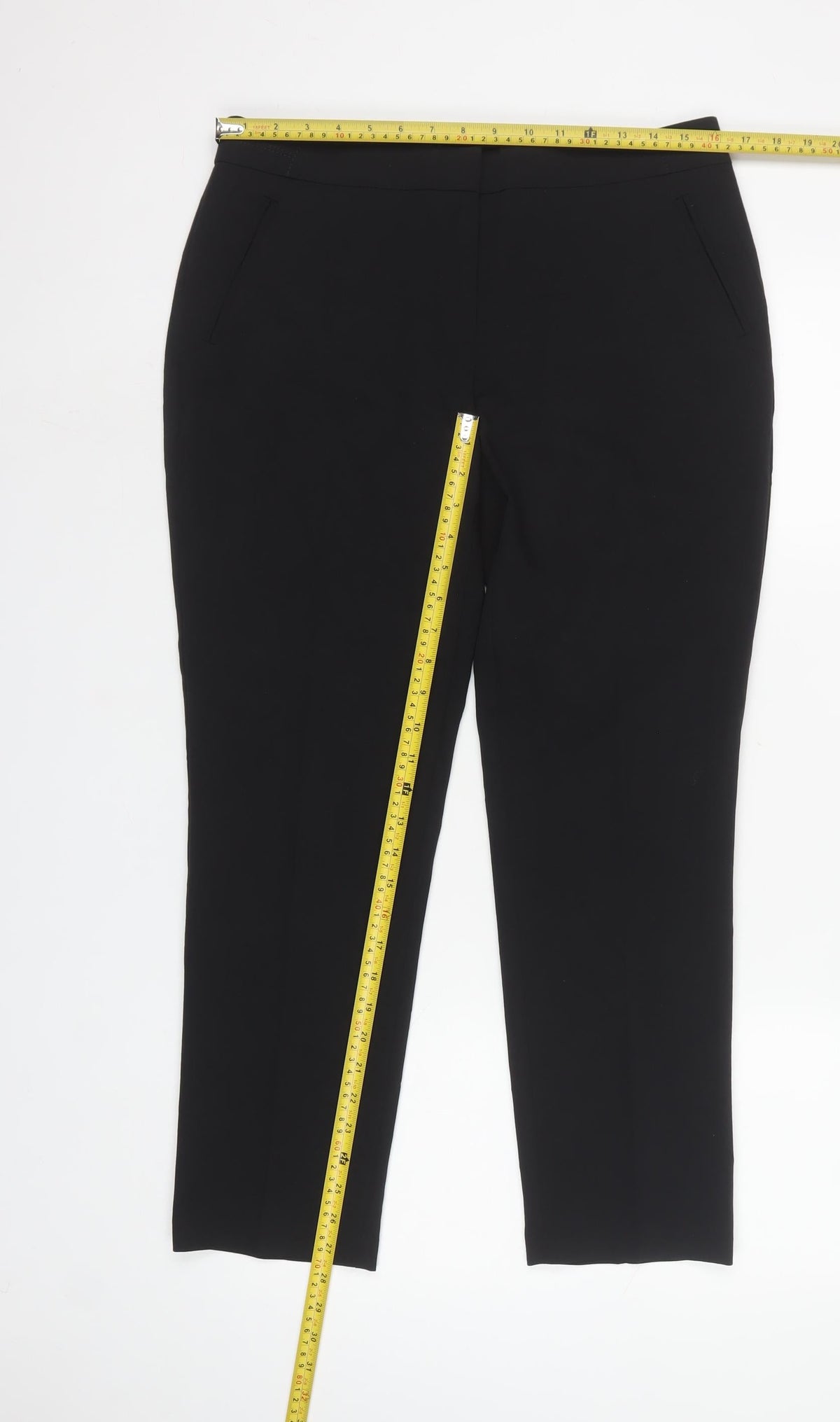 Dorothy Perkins Women’s Black UK 12 Tailored Straight Dress Trousers