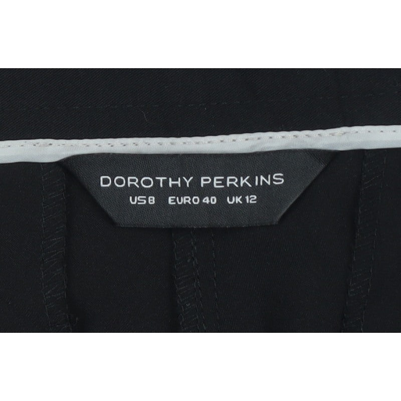 Dorothy Perkins Women’s Black UK 12 Tailored Straight Dress Trousers