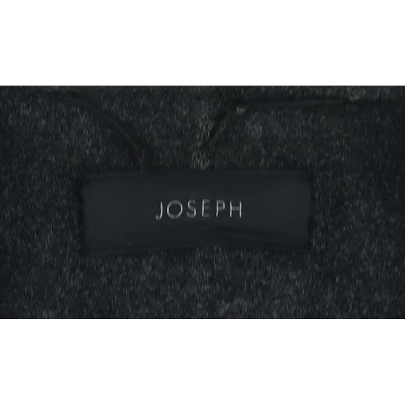 Joseph Women’s Grey Wool Cashmere Belted Long Overcoat UK 10