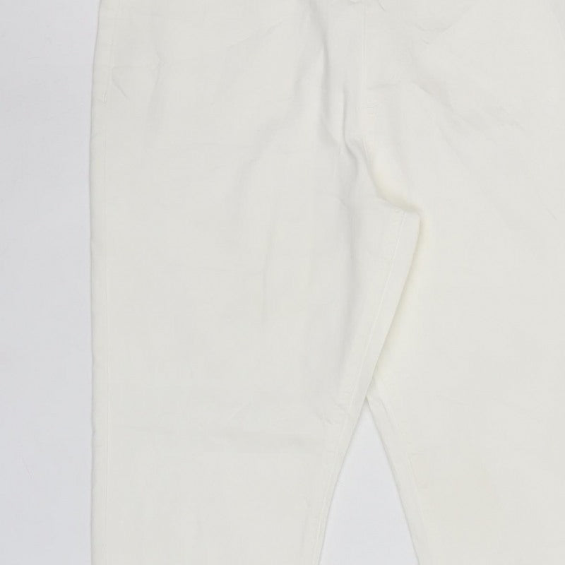 M&S Women’s Ivory Jeggings Size 16 Regular Stretch Slim Jeans