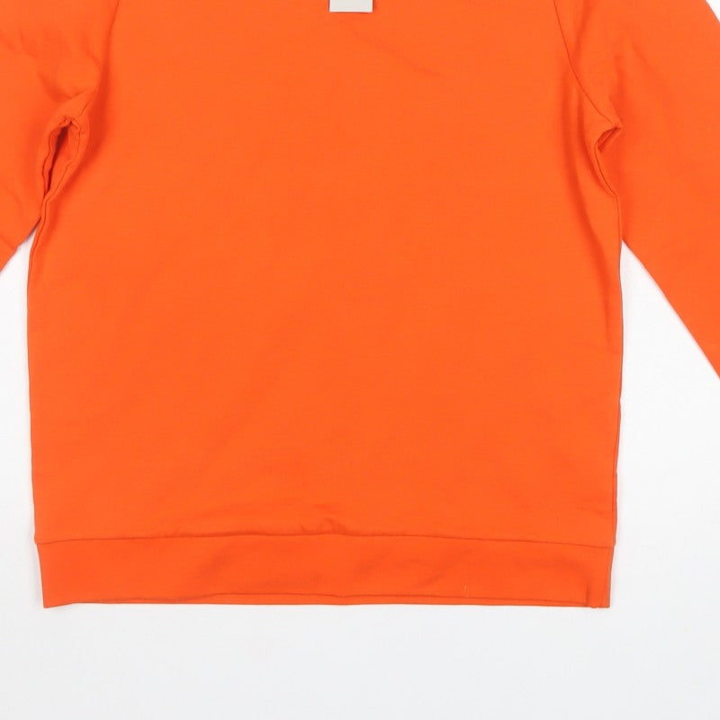 River Island Boys Orange Logo Sweatshirt 13-14 Years Crew Neck NWT