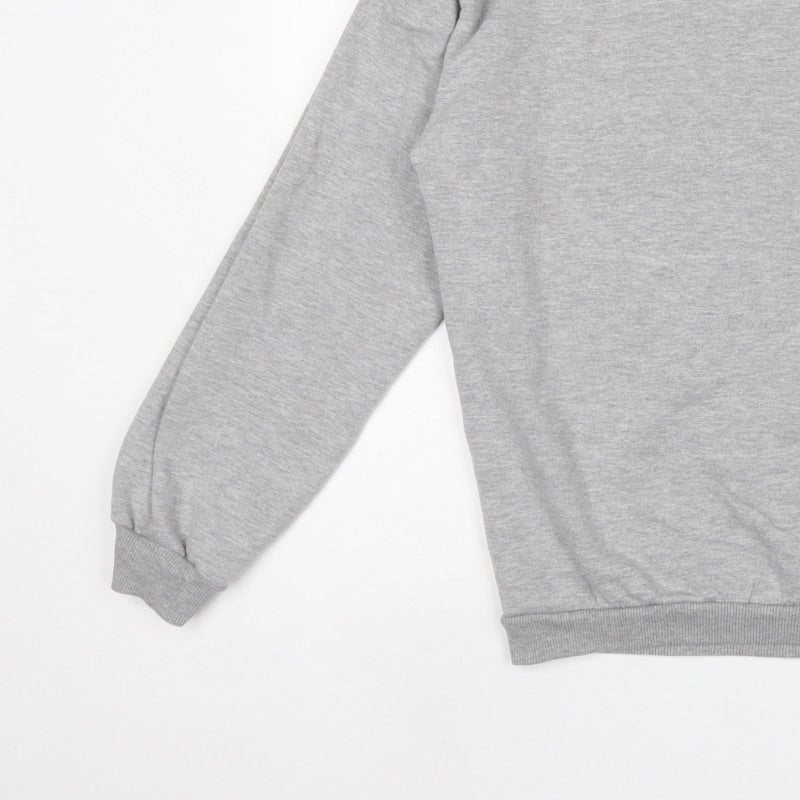 PrettyLittleThing Women Grey M Pullover Crew Neck Sweatshirt