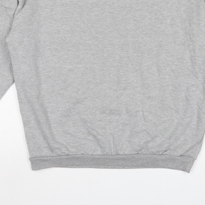 PrettyLittleThing Women Grey M Pullover Crew Neck Sweatshirt