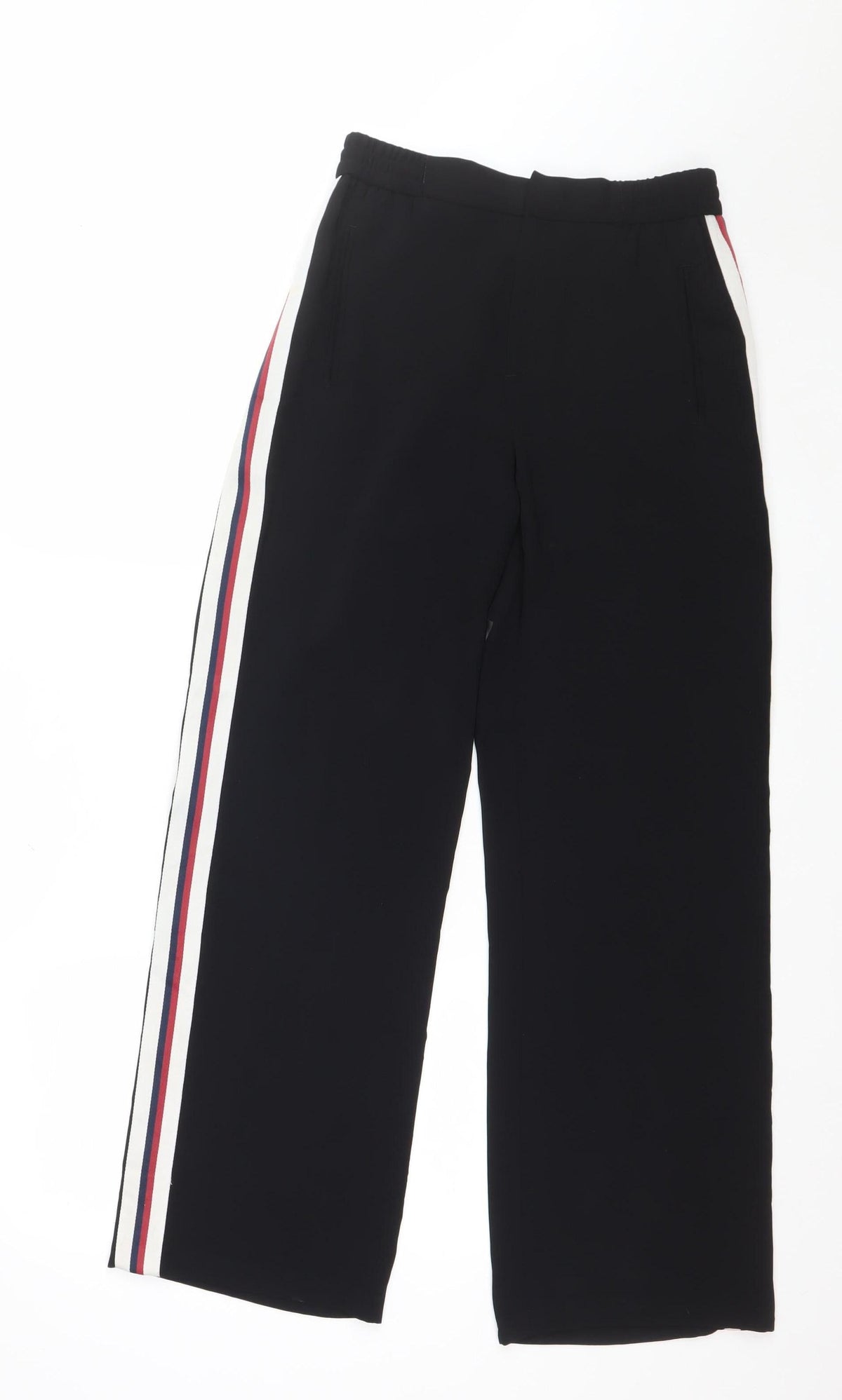 Zara Basic Women’s Black Side Stripe Jogger Trousers Size S