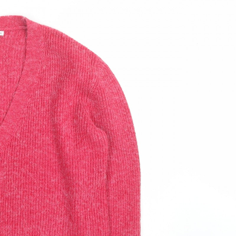Sonder Studio Women’s Pink Size 16 V-Neck Button Knit Cardigan