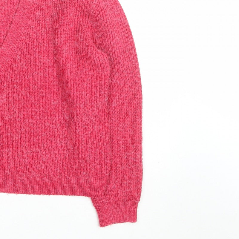 Sonder Studio Women’s Pink Size 16 V-Neck Button Knit Cardigan