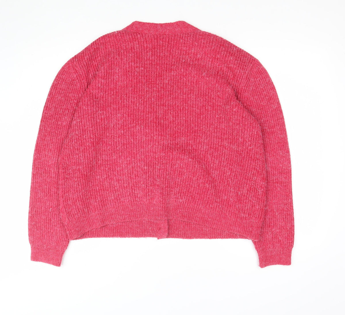 Sonder Studio Women’s Pink Size 16 V-Neck Button Knit Cardigan