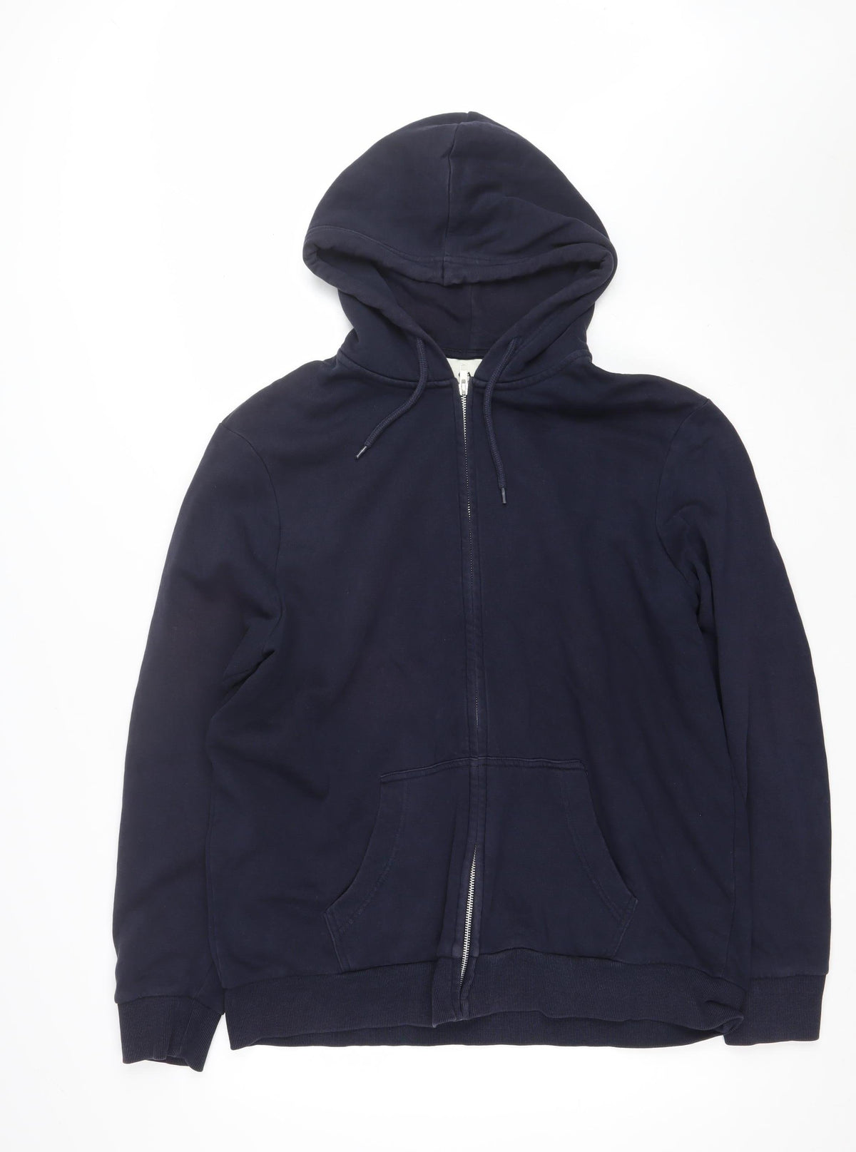 C&A Men’s Navy Blue XL Full Zip Hooded Fleece Sweatshirt