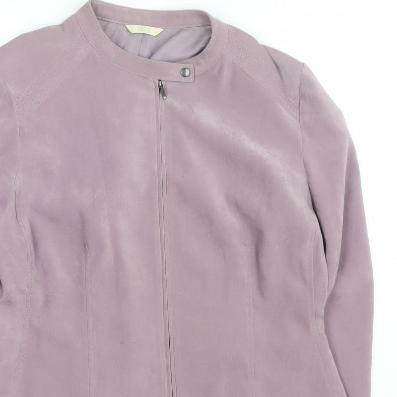 Marks & Spencer Women's Purple UK 18 Biker Jacket