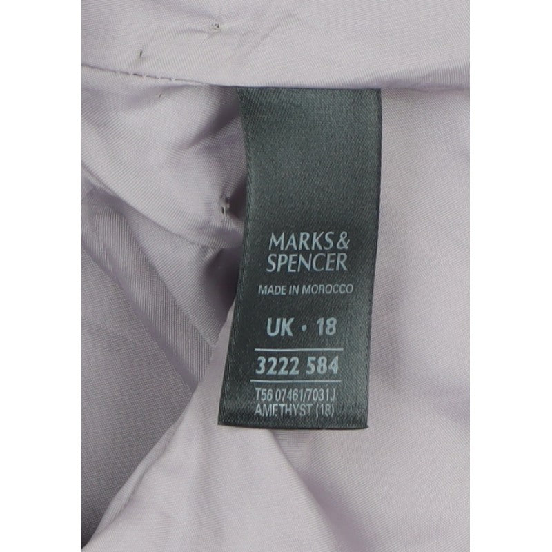 Marks & Spencer Women's Purple UK 18 Biker Jacket