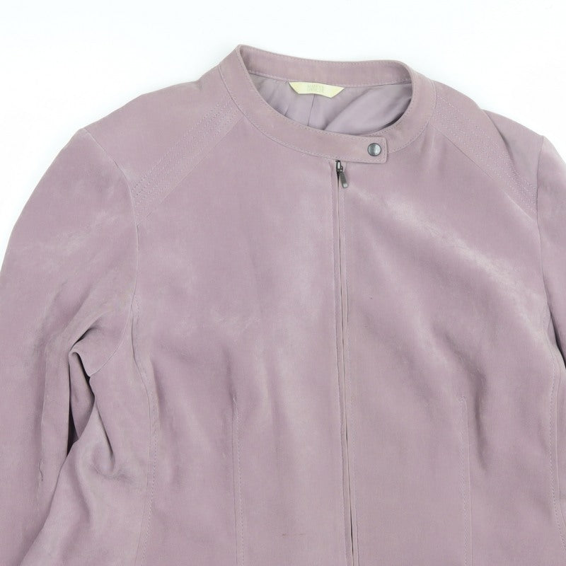 Marks & Spencer Women's Purple UK 18 Biker Jacket
