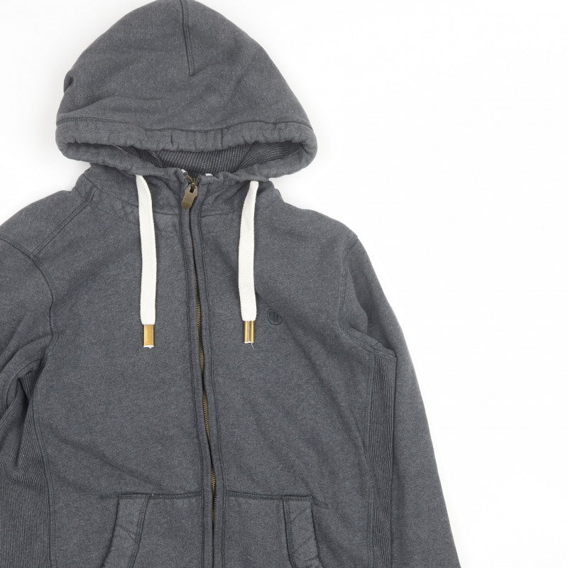 Fat Face Men’s Grey Small Pembroke Full Zip Hooded Fleece Jacket