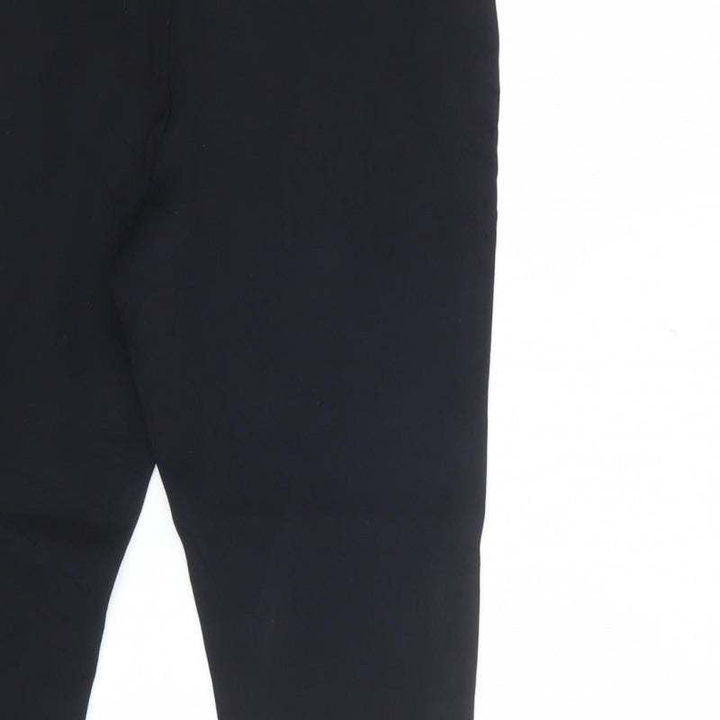 Marks and Spencer Women’s Black Size 12 Straight Leg Trousers