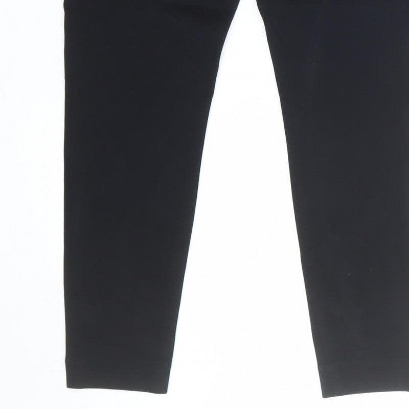 Marks and Spencer Women’s Black Size 12 Straight Leg Trousers
