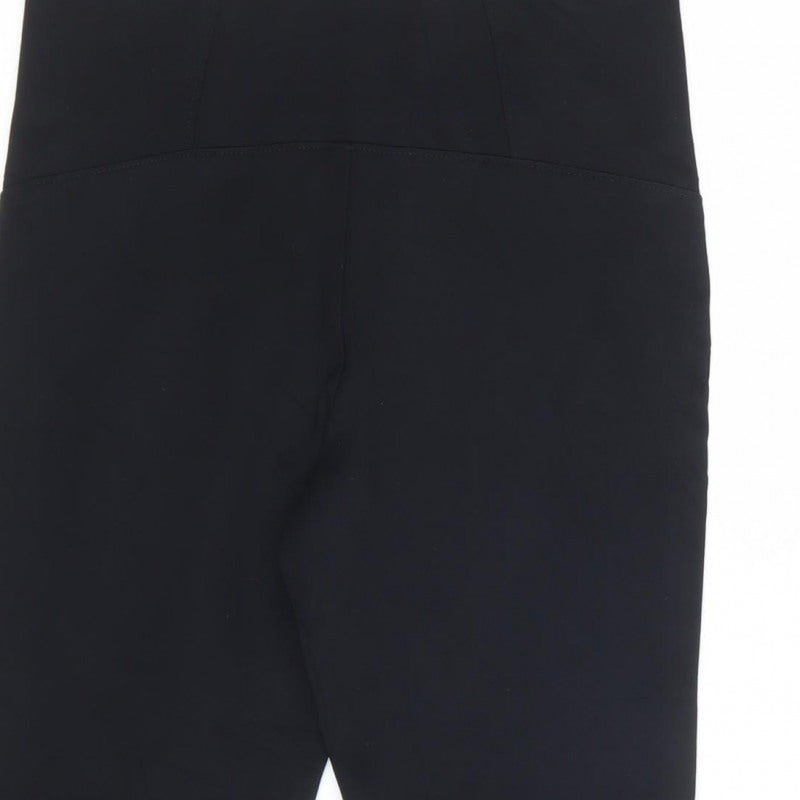 Marks and Spencer Women’s Black Size 12 Straight Leg Trousers