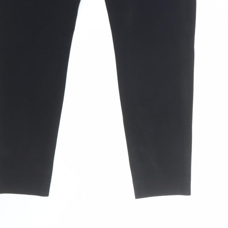 Marks and Spencer Women’s Black Size 12 Straight Leg Trousers
