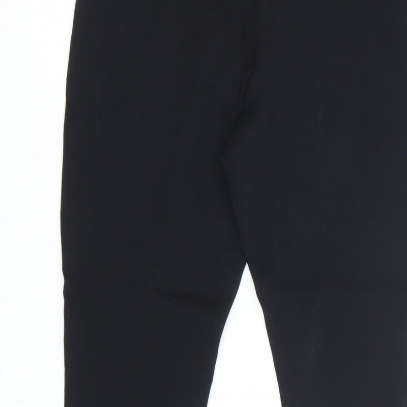 Marks and Spencer Women’s Black Size 12 Straight Leg Trousers