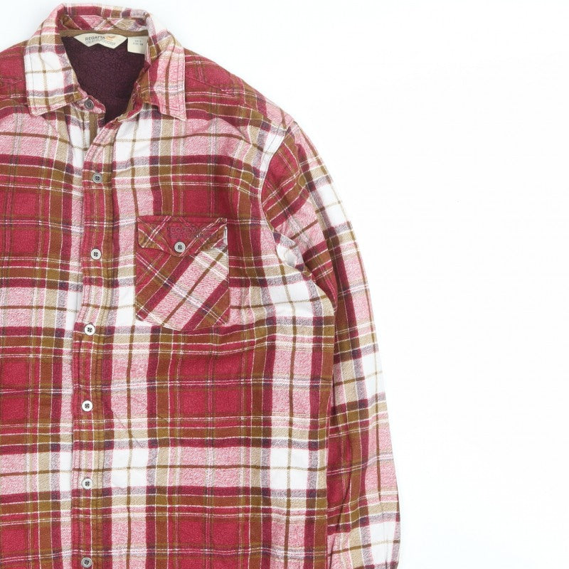 Regatta Men’s Multicoloured Plaid Flannel Lined Shirt Size S Outdoor