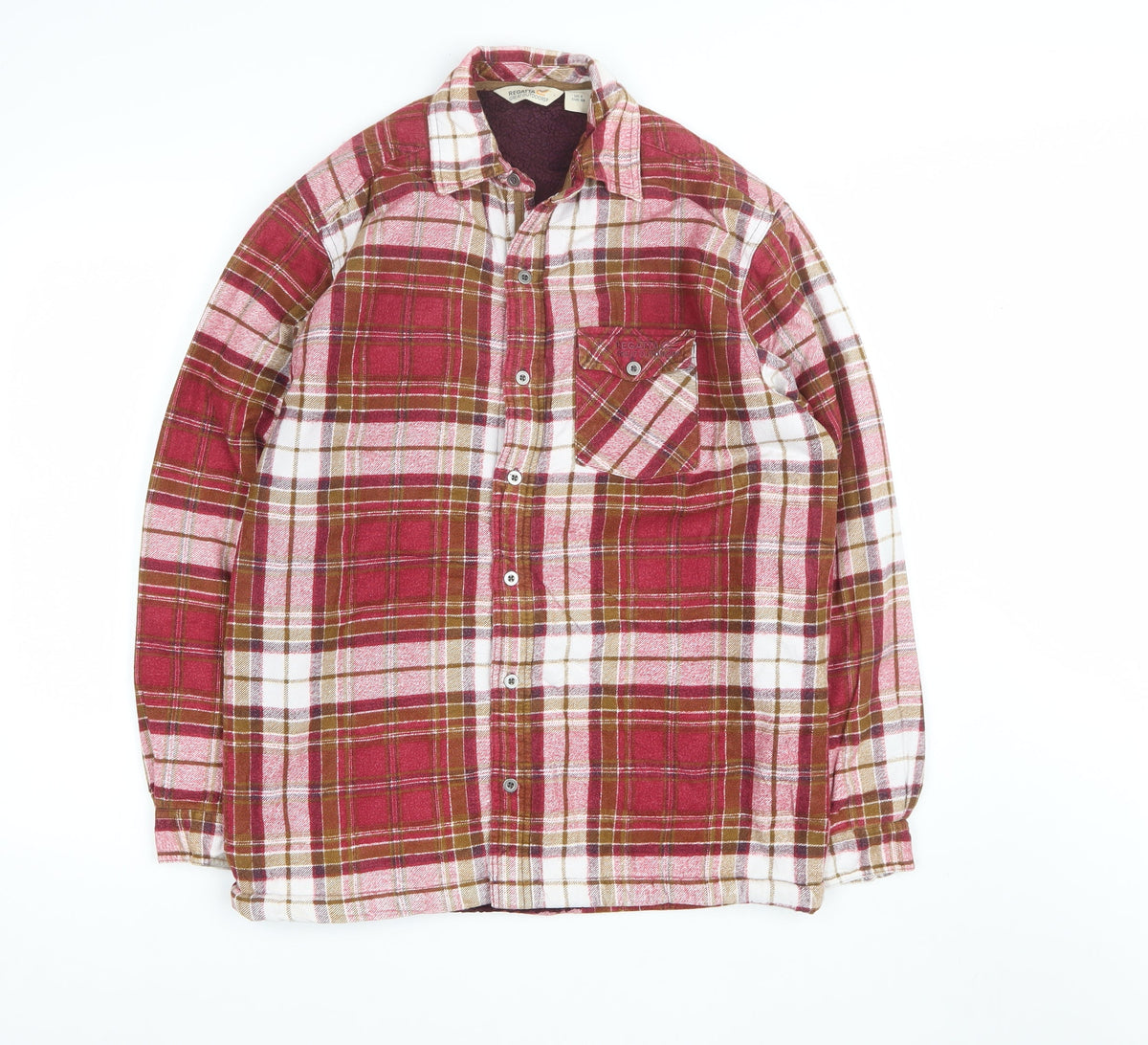 Regatta Men’s Multicoloured Plaid Flannel Lined Shirt Size S Outdoor