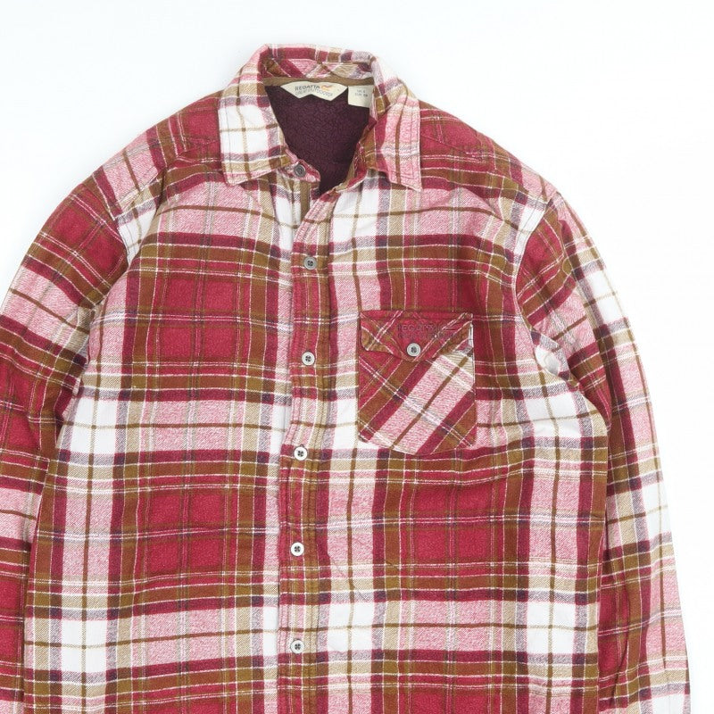Regatta Men’s Multicoloured Plaid Flannel Lined Shirt Size S Outdoor