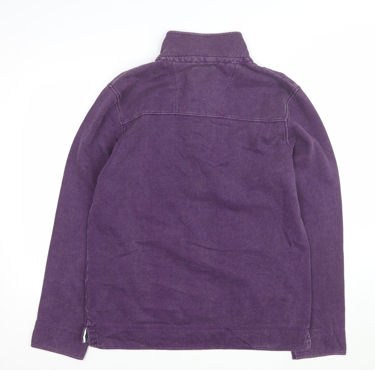 Crew Clothing Company Men’s Purple L 1/4 Zip Pullover Sweatshirt