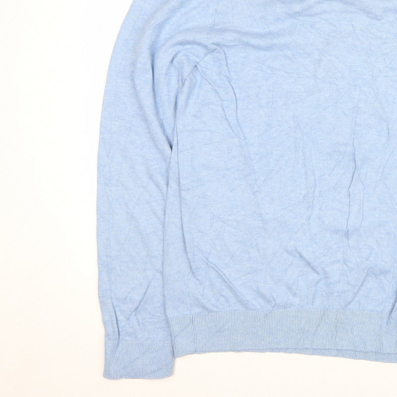 U.S. Polo Assn. Men’s Blue 2XL Crew Neck Logo Pullover Jumper