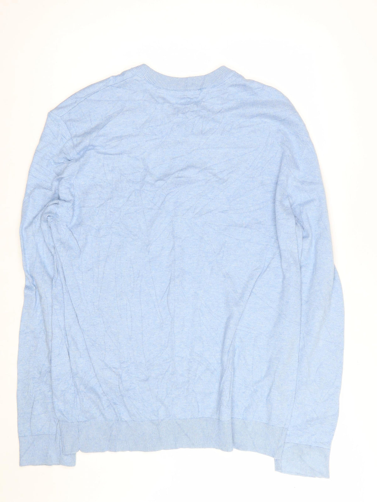 U.S. Polo Assn. Men’s Blue 2XL Crew Neck Logo Pullover Jumper