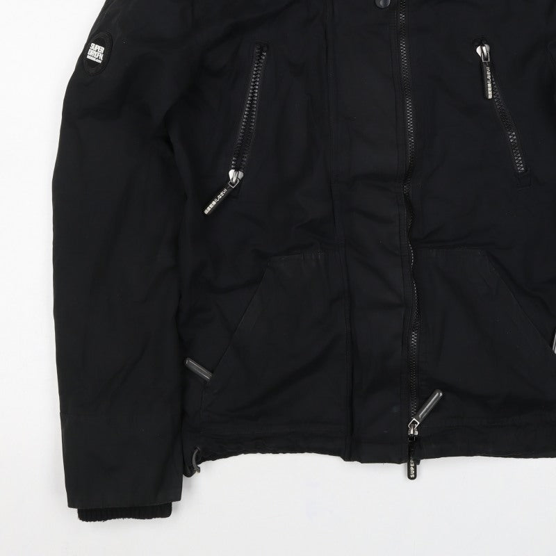 Superdry Men’s Black S Wind Attacker Full Zip Jacket