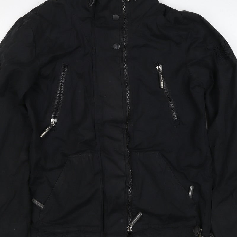 Superdry Men’s Black S Wind Attacker Full Zip Jacket