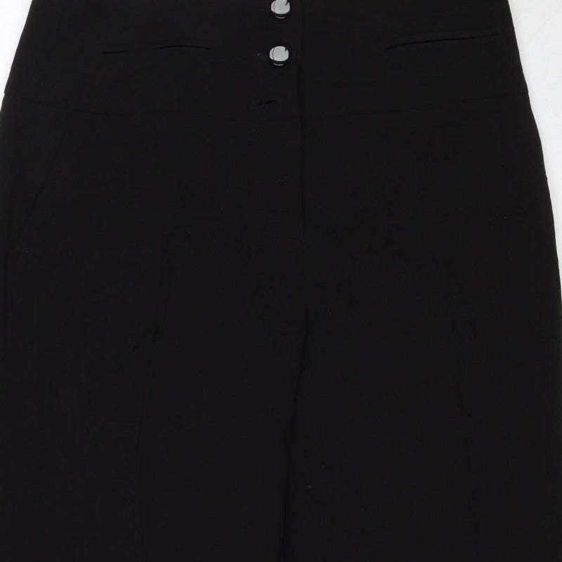 Red Herring Women’s Black Size 12 Tailored Straight Dress Trousers