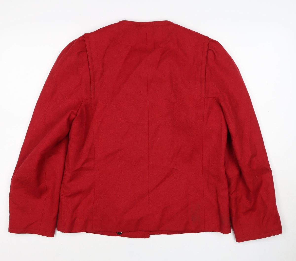 Windsmoor Women's Red Size 12 Wool Blend Tailored Suit Jacket
