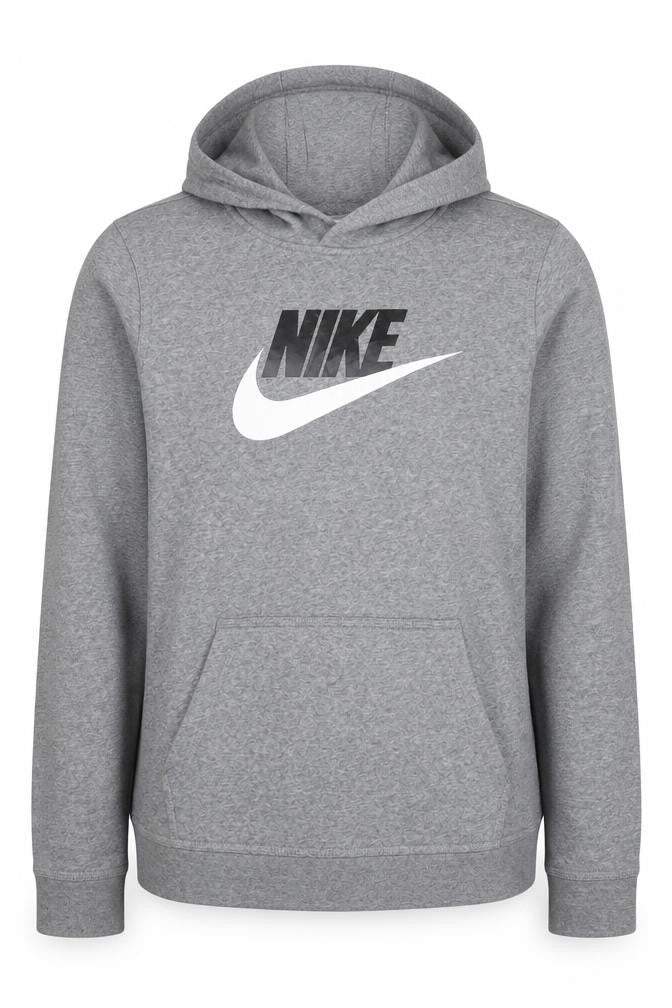 Nike Boys Grey XL Pullover Hoodie Logo Kangaroo Pocket