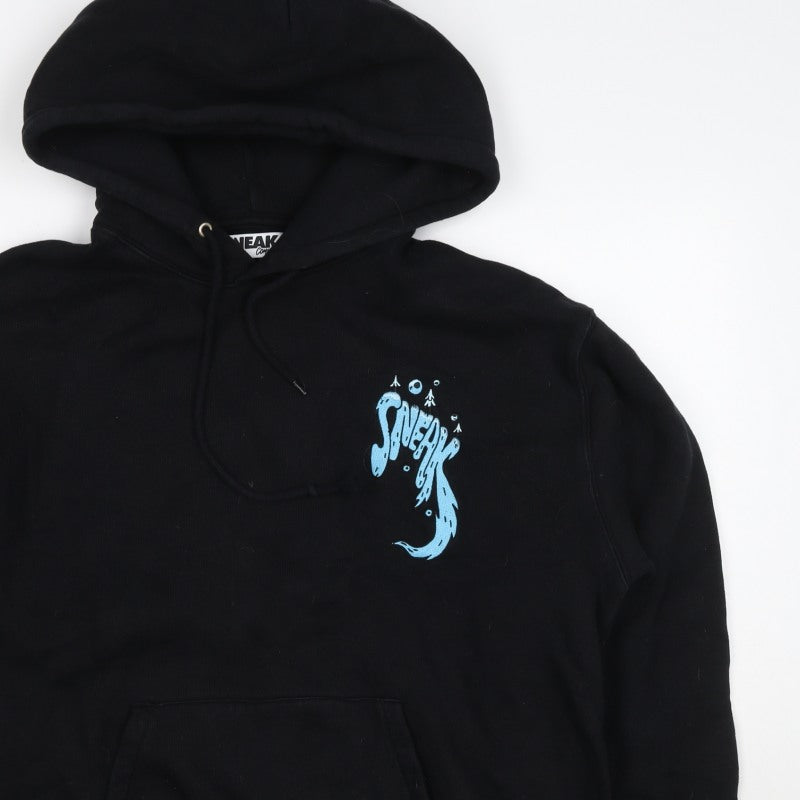 Sneak Community Men’s Black L Logo Graphic Pullover Hoodie
