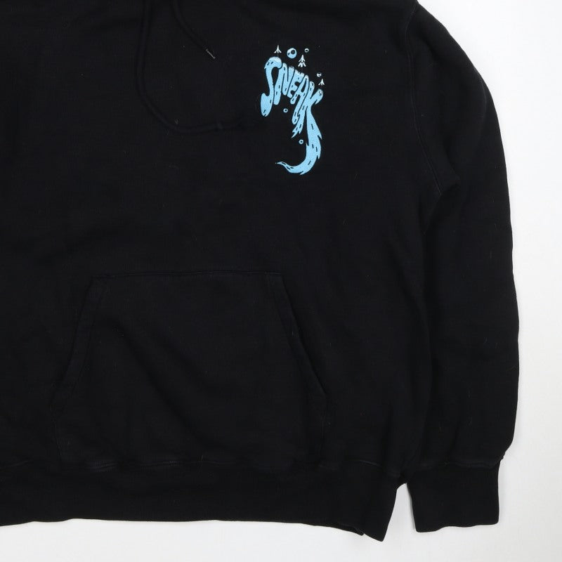 Sneak Community Men’s Black L Logo Graphic Pullover Hoodie