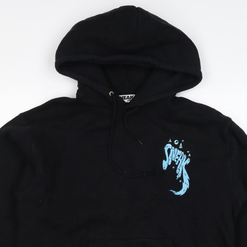 Sneak Community Men’s Black L Logo Graphic Pullover Hoodie