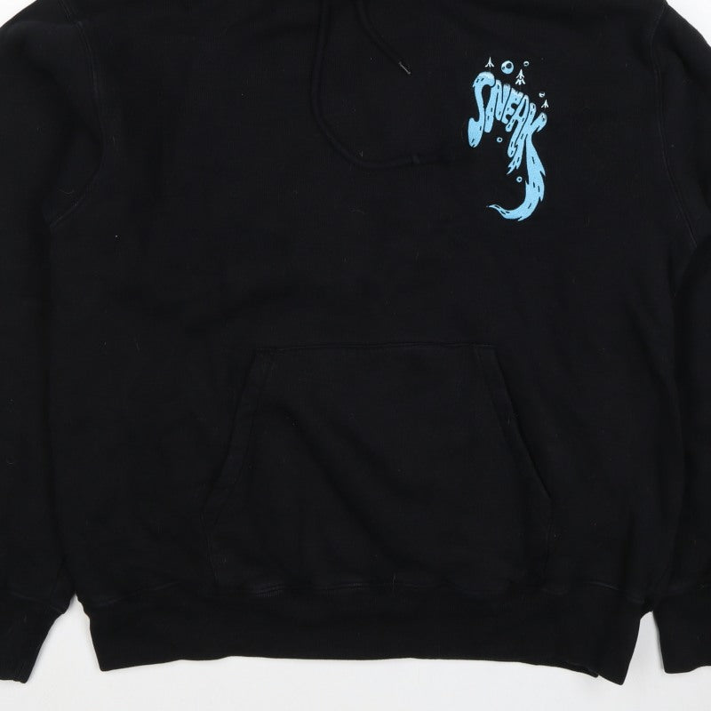 Sneak Community Men’s Black L Logo Graphic Pullover Hoodie
