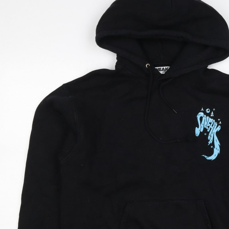 Sneak Community Men’s Black L Logo Graphic Pullover Hoodie