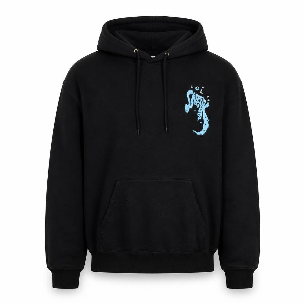 Sneak Community Men’s Black L Logo Graphic Pullover Hoodie