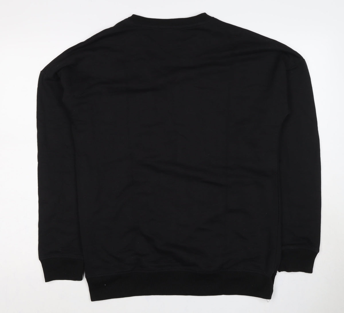 BoohooMAN Men’s Black M Crew Neck Pocket Pullover Sweatshirt