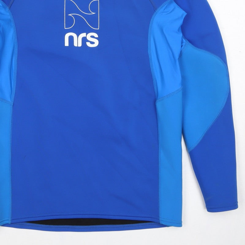 NRS Men's Blue XL Neoprene Long Sleeve Rash Guard Surfing Top