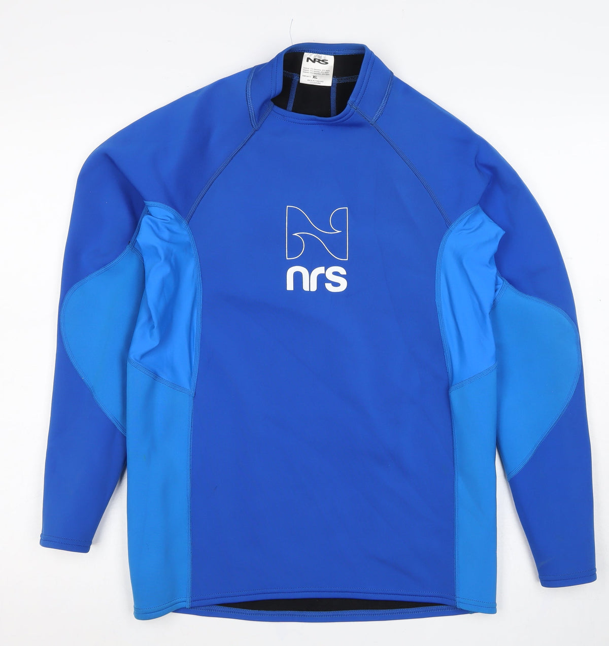NRS Men's Blue XL Neoprene Long Sleeve Rash Guard Surfing Top