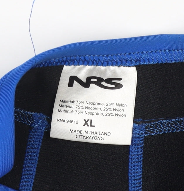 NRS Men's Blue XL Neoprene Long Sleeve Rash Guard Surfing Top