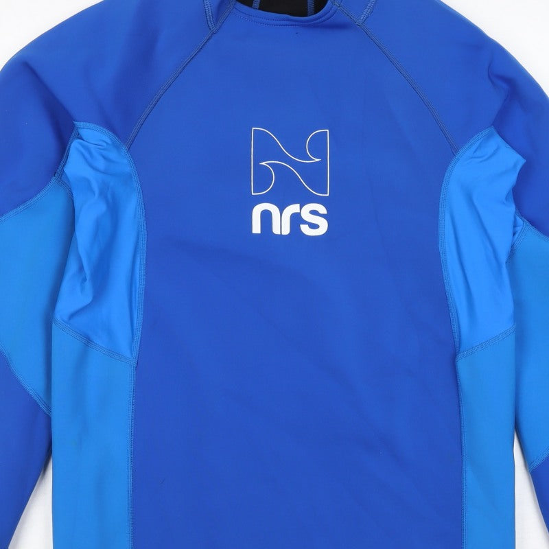 NRS Men's Blue XL Neoprene Long Sleeve Rash Guard Surfing Top