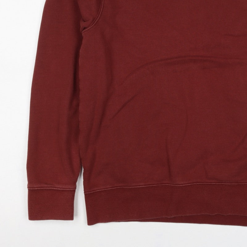 Levi's Men’s Red Small Crew Neck Logo Pullover Sweatshirt