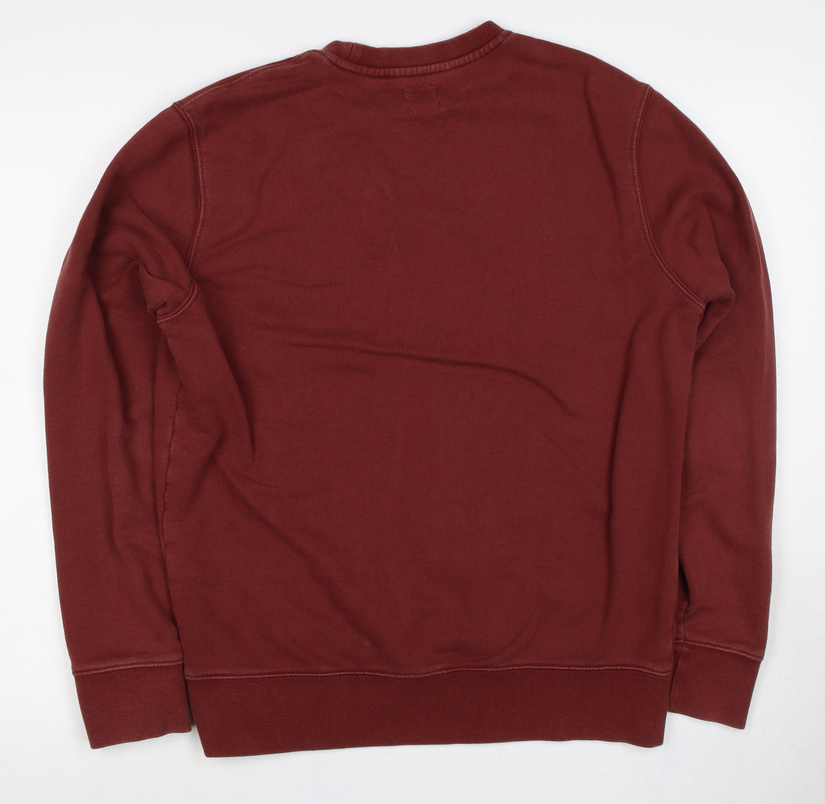 Levi's Men’s Red Small Crew Neck Logo Pullover Sweatshirt