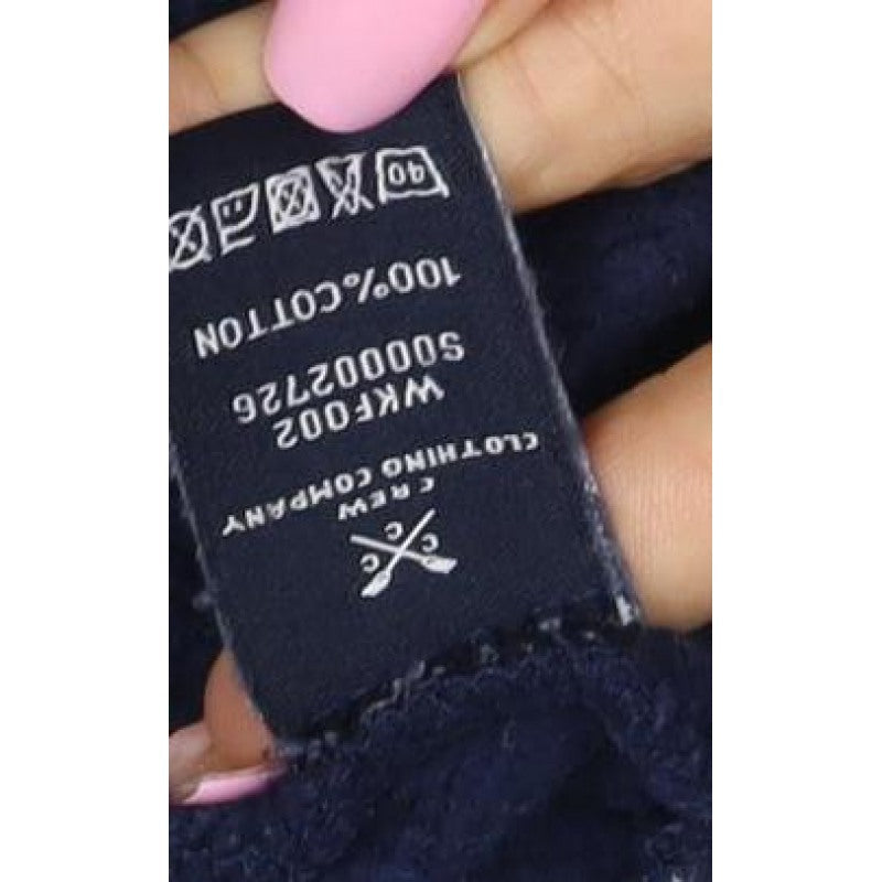 Crew Clothing Company Women’s Blue Striped Size 14 1/2 Zip Sweatshirt