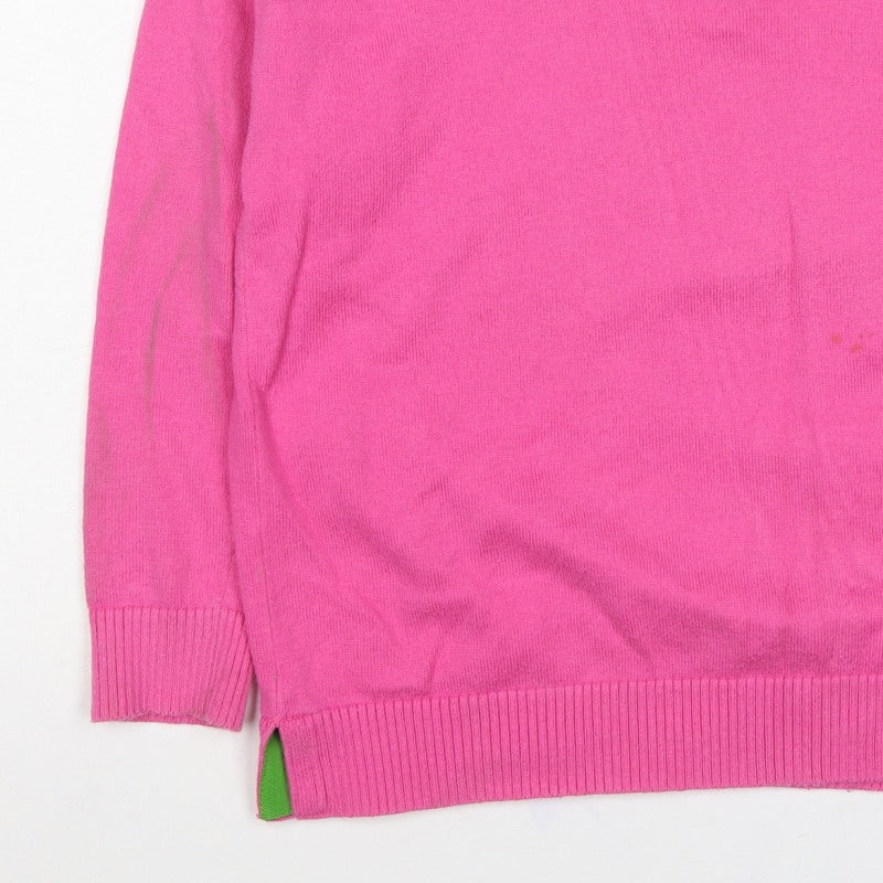 Abercrombie & Fitch Women’s Pink S Cotton Cashmere Pocket Jumper
