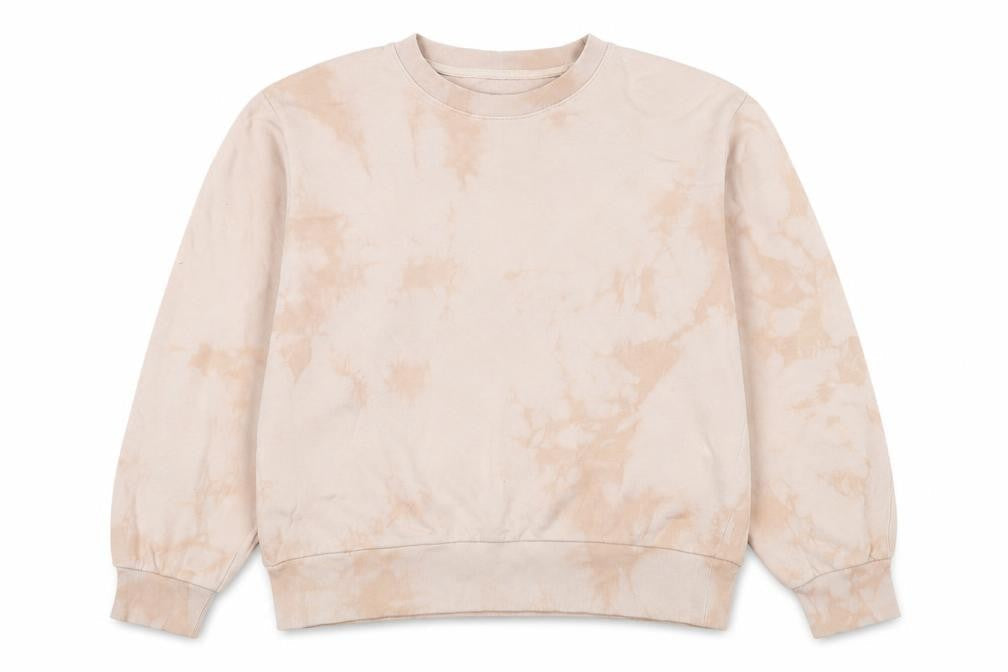 GAP Women’s Beige Tie Dye Pullover Sweatshirt Size M Cotton