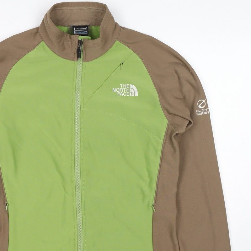 The North Face Women’s S Green Brown Flight Series Softshell Jacket